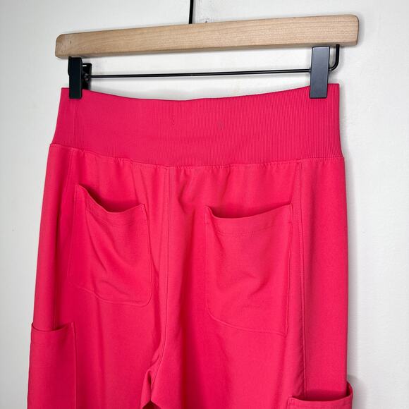 Landau Forward Women's‎ Jogger Scrub Pants Petite Small PS Tea Berry Medical - Picture 6 of 12